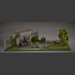 Gate-wall - diorama 