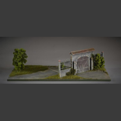 Gate-wall - diorama 
