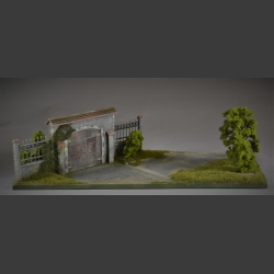 Gate-wall - diorama 