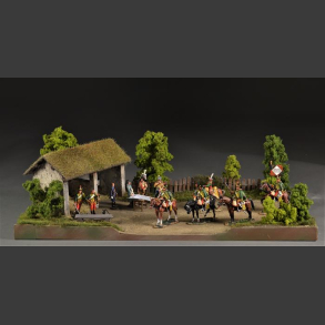 Barn by the road- Diorama 