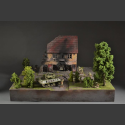Nazi Command Post - diorama 