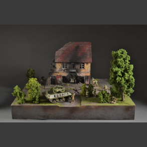 Nazi Command Post - diorama 