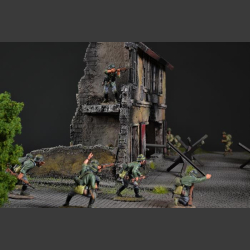 Nazi Command Post - diorama 
