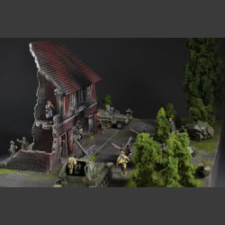 Nazi Command Post - diorama 