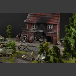 Nazi Command Post - diorama 