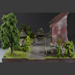 Nazi Command Post - diorama 