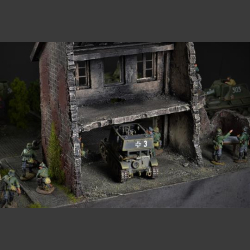 Nazi Command Post - diorama 