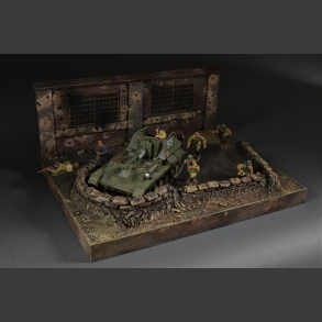 Factory ruin - diorama 