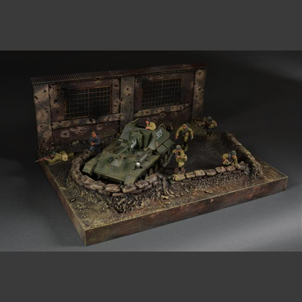 Factory ruin - diorama 