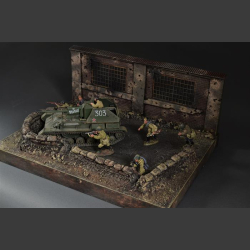 Factory ruin - diorama 