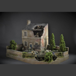 French house ruin - diorama 