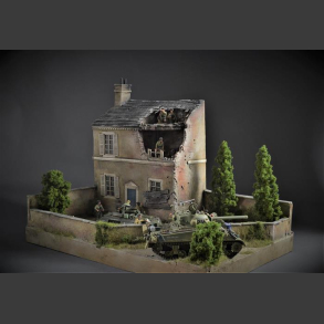 French house ruin - diorama 