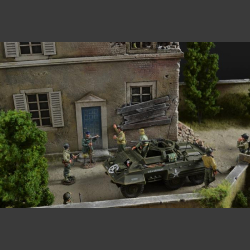 French house ruin - diorama 