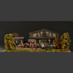 German inn - diorama 
