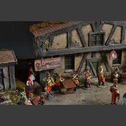 German inn - diorama 