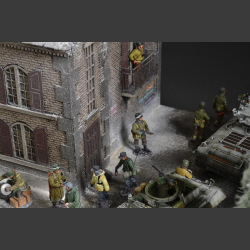 Belgian city - diorama