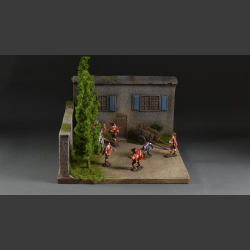 French country house - diorama 