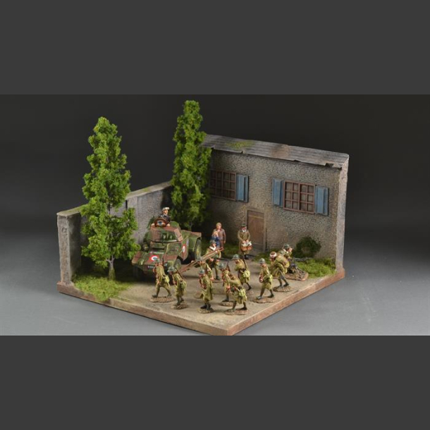 French country house - diorama 
