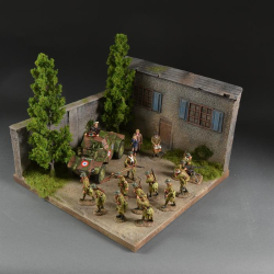 French country house - diorama 