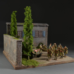 French country house - diorama 