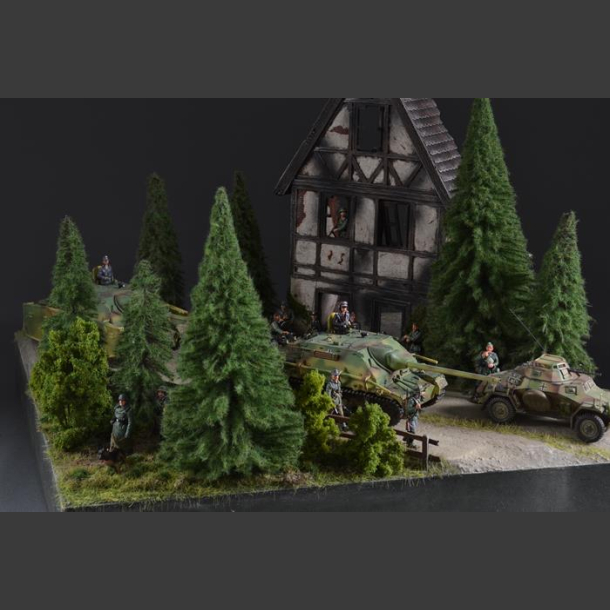 House ruin - diorama