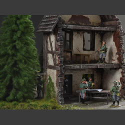 House ruin - diorama