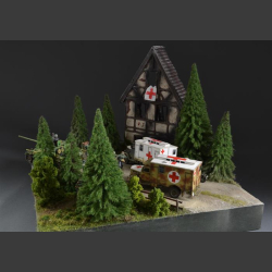 House ruin - diorama