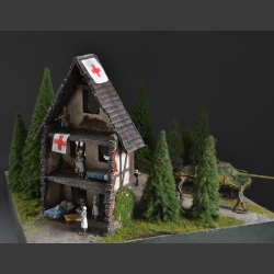House ruin - diorama