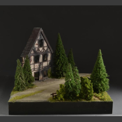 House ruin - diorama
