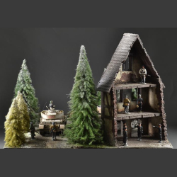 House ruin - diorama