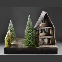 House ruin - diorama
