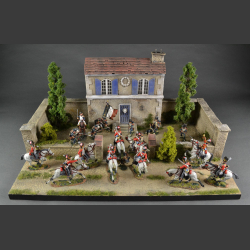 French Manor house - diorama 