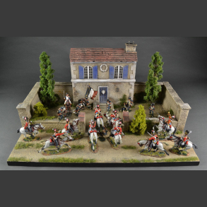 French Manor house - diorama 