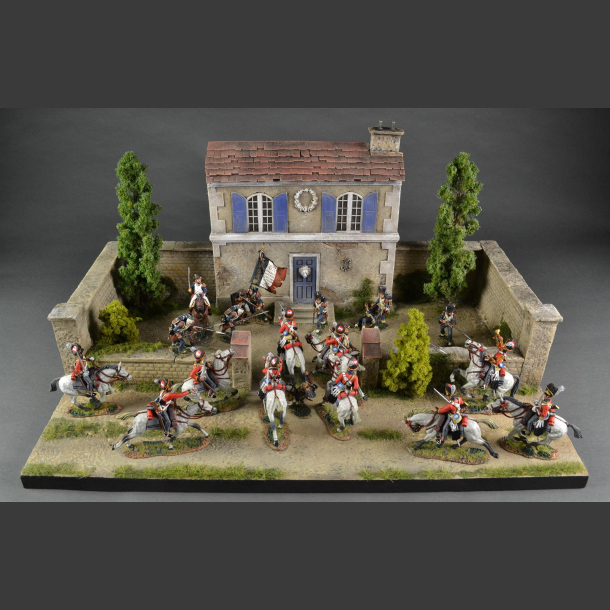 French Manor house - diorama 