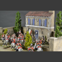French Manor house - diorama 