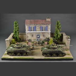 French Manor house - diorama 