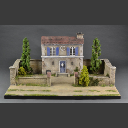 French Manor house - diorama 