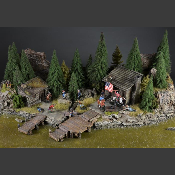 Hudson River - diorama 