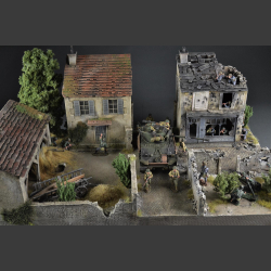 Village in Normandy - Diorama
