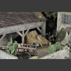 Village in Normandy - Diorama