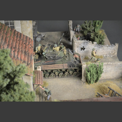 Village in Normandy - Diorama