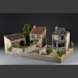 Village in Normandy - Diorama