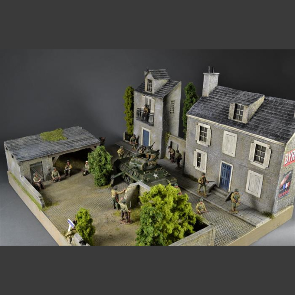 Village in Normandy - Diorama