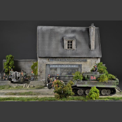 Cafe/Bakery Normandy - Diorama 