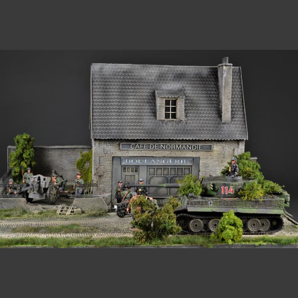 Cafe/Bakery Normandy - Diorama 