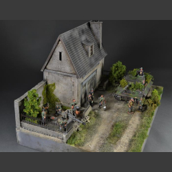 Cafe/Bakery Normandy - Diorama 