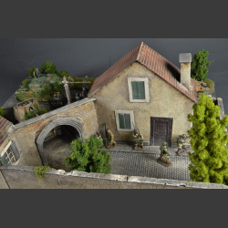 French Village - diorama 