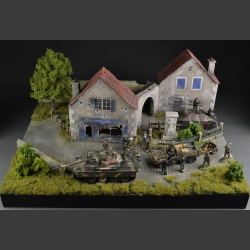 French Village - diorama 