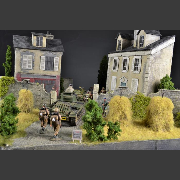 Village in Normandy - diorama 