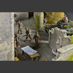 Village in Normandy - diorama 